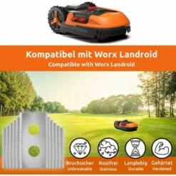 ECENCE Ersatzmesser Für Rasen-Mähroboter 18x Kompatibel Mit Worx Landroid, LandXcape -Angebote Rasenmäher & Zubehör Store 51946312 4