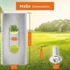 ECENCE Ersatzmesser Für Rasen-Mähroboter 18x Kompatibel Mit Worx Landroid, LandXcape -Angebote Rasenmäher & Zubehör Store 51946312 5