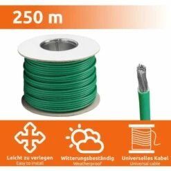 ECENCE Mäh-roboter Begrenzungs-kabel Kompatibel Mit Husqvarna Bosch Honda Worx Gardena 250m Länge -Angebote Rasenmäher & Zubehör Store 51946516 3