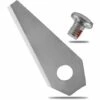ECENCE 9 Ersatz-Messer Kompatibel Mit Bosch Indego Connect Qualitäts-Klingen + Schrauben 0,75mm 3g -Angebote Rasenmäher & Zubehör Store 51946518 1