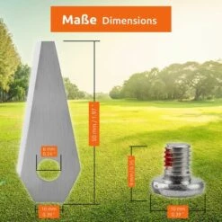 ECENCE 9 Ersatz-Messer Kompatibel Mit Bosch Indego Connect Qualitäts-Klingen + Schrauben 0,75mm 3g -Angebote Rasenmäher & Zubehör Store 51946518 5