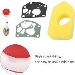 LANGRAY Luftfilter-Baumwollsatz Rasenmäher-Ersatzteile 1 Luftfilter 1 Zündkerze 2 Distanzstücke 1 Zündkapsel Für Briggs & Stratton 3,5 PS & 3,75 PS Service-Kit -Angebote Rasenmäher & Zubehör Store 52563495 3