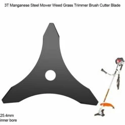 TRIOMPHE TRIOM 3T Freischneiderklinge, 3T Manganstahl-Rasenmäherklinge, Rasentrimmerklinge, Zubehör Für Gartenrasenmaschinen, Mäherzubehör -Angebote Rasenmäher & Zubehör Store 52927810 2