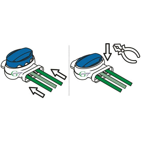 GENISYS Kabel Verbinder - Kompatibel Mit Kress Mission ® - Draht Reparatur Mähroboter Verbindungsklemmen - Wasserdicht - Original 3M 5 GENISYS Kabel Verbinder - Kompatibel Mit Kress Mission ® - Draht Reparatur Mähroboter Verbindungsklemmen - Wasserdicht - Original 3M – Bild 3