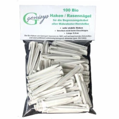 GENISYS BIO Haken Kompatibel Für Grizzly MR 400 1000 ® Abbaubare Nägel Aus Ökologischen Material Kabel Befestigung Heringe Auflösende Erdanker - HQ BIO -Angebote Rasenmäher & Zubehör Store 53822629 5