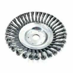 BETTERLIFE Universal-Stahldraht-Radbürsten-Gras-Trimmer-Kopf, Gartenkantenschneider-Garten-Unkraut-Bürsten-Schneidkopf (1 Stück, 8 Zoll)