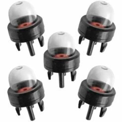 LITZEE 5 STÜCKE Vergaser Primer Pumpe Kettensägen Trimmer Vergaser Blase Öl Vergaser Transparent Öl Blase Primer Pumpe Cutter Trimmer Kettensäge Rasenmäher Heckenschere Kettensäge Trimmer