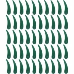 LITZEE 50 Stück Kunststoff-Rasenmäherklingen Landwirtschaft Forstwirtschaft Gartenarbeit Ersatzzubehör Für Rasenmäher Art 23-18 Li/26-18 Li