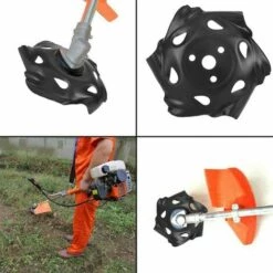 LITZEE Rundkanten-Bürstenschneiderkopf Aus Schwarzem Karbonstahl Für Rasenmäher-Zubehör Für Gartenrasenfarmen -Angebote Rasenmäher & Zubehör Store 54903450 4
