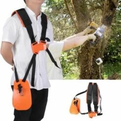 FUIENKO Verstellbarer Nylon-Rasenmäher-Harness Dual Trimmer Schultertrimmer -Angebote Rasenmäher & Zubehör Store 56425463 2