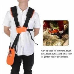 FUIENKO Verstellbarer Nylon-Rasenmäher-Harness Dual Trimmer Schultertrimmer -Angebote Rasenmäher & Zubehör Store 56425463 3