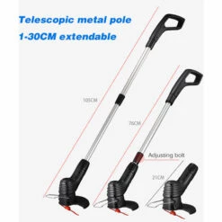 LIFCAUSAL Akku-Elektro-Rasenmäher Tragbare Leichte Mähmaschine Trimmer Wiederaufladbarer Elektro-Rasenmäher Weed Eater -Angebote Rasenmäher & Zubehör Store 57233400 4