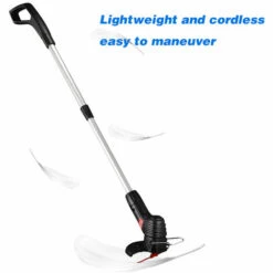 LIFCAUSAL Akku-Elektro-Rasenmäher Tragbare Leichte Mähmaschine Trimmer Wiederaufladbarer Elektro-Rasenmäher Weed Eater -Angebote Rasenmäher & Zubehör Store 57233400 5