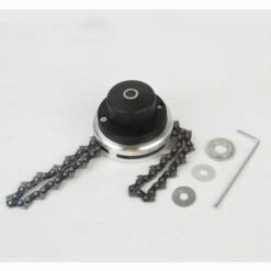 DONTODENT Tête De Fauche à Chaîne - Tête De Fauche à Chaîne - Tête De Faucheuse Irrigatrice - Tête De Faucheuse Sarcleuse - Noir - Entretoise Universelle 25.4mm -Angebote Rasenmäher & Zubehör Store 57905159 3