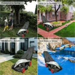 GESCHENKE Rasenmäherabdeckung 193 X 64 X 112 Cm - 210D Oxford - Wasserdicht, UV-beständig, Staubdicht Und Wetterfest -Angebote Rasenmäher & Zubehör Store 57962583 5
