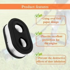 OCXIN Luftfilter-Weeder-Teile Für Briggs & Stratton Viking-Mäherteile Motorserie 550E 550EX 675 Eco-Plus 575EX-Serie 798339 798452 593260 Motor 4247 5432 5432K -Angebote Rasenmäher & Zubehör Store 58038724 3