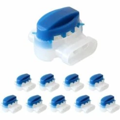 GESCHENKE Kabelverbinder 10 X Begrenzungsdrahtverbinder, Kabelreparatursatz Für Roboter-Rasenmäher, Kabelklemme, Verbindungskabelenden