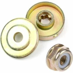 GESCHENKE 5 Stück Universal-Metall-Klingenmuttern-Halter-Kit Rasenmäher-Klingenadapter-Zubehör Für Rasenmäher-Bewässerungsmaschine -Angebote Rasenmäher & Zubehör Store 58222525 3