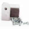GESCHENKE 30 X Titan-Ersatzmesser Für Alle Husqvarna/Gardena/Yard Force/Automower Automower-Rasenmäher, Strapazierfähig (3,1 G / 0,75 Mm) Mit Schrauben (Silber)
