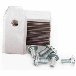 GESCHENKE 30 X Titan-Ersatzmesser Für Alle Husqvarna/Gardena/Yard Force/Automower Automower-Rasenmäher, Strapazierfähig (3,1 G / 0,75 Mm) Mit Schrauben (Silber)