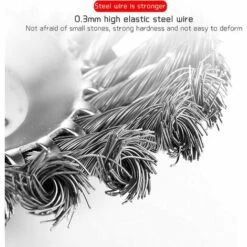 Freischneider-Bürstenkopf, 150 X 25 Mm Freischneider-Unkraut-Freischneider, Freischneider Für Rasen-Garten-Landwirtschaftswerkzeuge (6 Zoll) -Angebote Rasenmäher & Zubehör Store 58430149 4