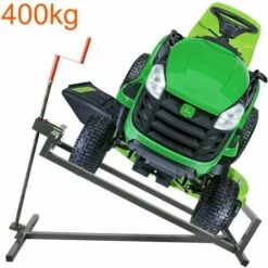 Thanaddo XXL Rasentraktor Heber 400kg Aufsitzmäher Hebevorrichtung Hebebühne Grau