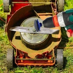 BARES 4 Packs Lawn Mower Blade Sharpener, Lawn Mower Accessories With 1 Pcs Blade Balancing Kit, Lawn Mower Blade Sharpening Tools 10 BARES 4 Packs Lawn Mower Blade Sharpener, Lawn Mower Accessories With 1 Pcs Blade Balancing Kit, Lawn Mower Blade Sharpening Tools -Angebote Rasenmäher & Zubehör Store 59042154 4