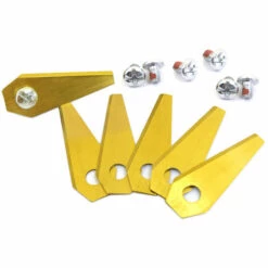 LIFCAUSAL Klingen Edelstahl 18 Stück + Ersatzschrauben 18 Stück Für Bosch Indego Mähroboter -Angebote Rasenmäher & Zubehör Store 59495025 4