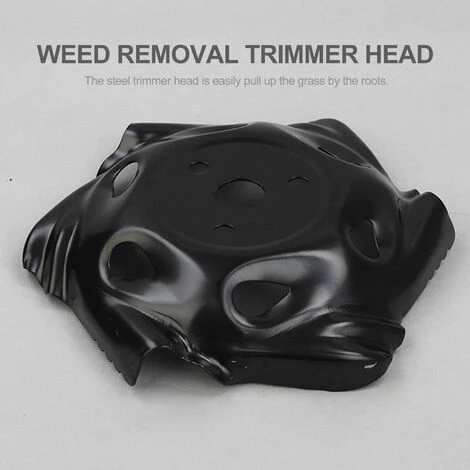 LIFCAUSAL Trimmerkopf Schneidklinge Outdoor Rasenmäherkopf Stahl Rasiermesser Trimmerkopf Schärfer Zubehör Grasfresser Werkzeug Extra Robuster Ersatz 4 LIFCAUSAL Trimmerkopf Schneidklinge Outdoor Rasenmäherkopf Stahl Rasiermesser Trimmerkopf Schärfer Zubehör Grasfresser Werkzeug Extra Robuster Ersatz – Bild 2