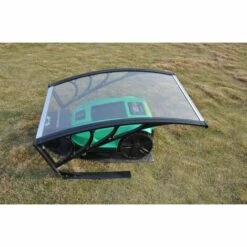 Vhbw Carport Kompatibel Mit ZCS Tech D5, D7, D20 Mähroboter - Garage Aus Polycarbonat Für Rasenmäher