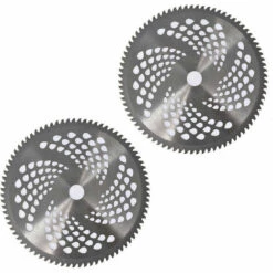 LIFCAUSAL Ersatz-Zubehör Für Bürstenklingen, 2 Stück, 25,4 Cm X 80 Zähne, Hartmetallspitze Für Cutter Trimmer Weed Eater -Angebote Rasenmäher & Zubehör Store 60750071 2