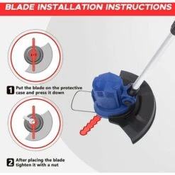 36 Stück Trimmerkopfklingen Ersetzen, Kunststoff-Schneidklingen Ersetzen -Thsinde -Angebote Rasenmäher & Zubehör Store 60860282 3