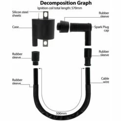 Neue Zündspule Für Suzuki Jr50 Rm80 Rm85 Rm100 Rm125 Rm250wanan -Thsinde -Angebote Rasenmäher & Zubehör Store 60860416 4