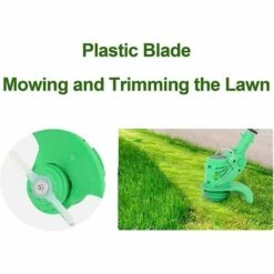 HELLO KITTY BAIN Wiederaufladbarer Lithium-Elektro-Rasenmäher Verlängertes Verdicktes Sägeblatt (10 Stück Schwarz) -Angebote Rasenmäher & Zubehör Store 60870219 4