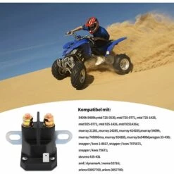 DONTODENT UTV ATV Modifiziertes Zubehör Polaris Starter 12V Relais Magnetschalter Geländewagen Big Row Universal -Angebote Rasenmäher & Zubehör Store 60963807 2