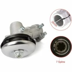 LITZEE Freischneider Getriebe Rasenmäher Winkelgetriebe Getriebekopf Für Motorsense Rasentrimmer Teile Zubehör Gartenwerkzeuge (26mm, 7 Zähne) -Angebote Rasenmäher & Zubehör Store 60995404 2
