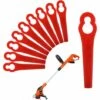 LITZEE 20-teiliges Rotes Ersatzklingenset, Mähklingen-Ersatzklingen Aus Kunststoff, Mäherzubehör Für Akku-Rasenmäher Mit Kunststoffklingen -Angebote Rasenmäher & Zubehör Store 60995431 1