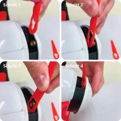 LITZEE 20-teiliges Rotes Ersatzklingenset, Mähklingen-Ersatzklingen Aus Kunststoff, Mäherzubehör Für Akku-Rasenmäher Mit Kunststoffklingen -Angebote Rasenmäher & Zubehör Store 60995431 5