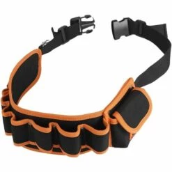 BEARSU Werkzeuggürtel Mit Mehreren Taschen, Verstellbarer Gürtel, Werkzeugschlitz, Schraubendreher, Tragetasche, Reparaturtaschen