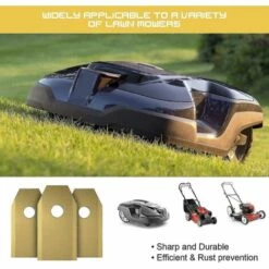 DONTODENT 30 Stück Titan-Messerklinge Für Husqvarna Automower, Gardena, Meecsilver -Angebote Rasenmäher & Zubehör Store 61181268 4