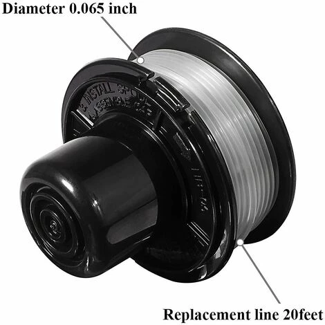 DONTODENT 3 Stück Weed Eater Spulen Für Rs-136 St4000 Rasentrimmer 20 Fuß 0,065 Zoll 4 DONTODENT 3 Stück Weed Eater Spulen Für Rs-136 St4000 Rasentrimmer 20 Fuß 0,065 Zoll – Bild 2