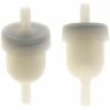 DONTODENT 2 Stücke Kleine Motormäher Inline Gasfilter Kraftstoff Kunststoff Benzinfilter Für Universal Fahrrad Motorrad Ölfilter (weiß)