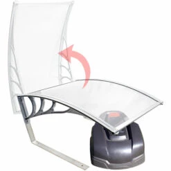 WILTEC Mähroboter Garage Dach Klappbar Carport Für Rasenroboter Rasenmäher -Angebote Rasenmäher & Zubehör Store 6274934 5