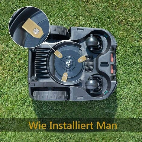 LITZEE Titan Messer Klingen Ersatzmesser Für Husqvarna Mäher, 30x Automower Ersatzklingen Für Mähroboter Zubehör Mit Schrauben, Passend Für 105, 310, 315, 320, 420, 430x, R40i Uvm 4 LITZEE Titan Messer Klingen Ersatzmesser Für Husqvarna Mäher, 30x Automower Ersatzklingen Für Mähroboter Zubehör Mit Schrauben, Passend Für 105, 310, 315, 320, 420, 430x, R40i Uvm – Bild 2