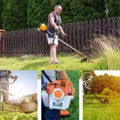 LITZEE 100Stk Ersatz-Kunststoffklingen Für Kantenschneider Rasenmäherklingen Klingen Für Akku-Motorsensen Ersatz-Kantenschneider Für Garten Rasen (L83 Grün 10*5mm) -Angebote Rasenmäher & Zubehör Store 63700109 4