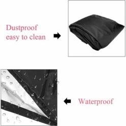 RHAFAYRE Schutzhülle Für Rasentraktoren, Wasserdichte, Staubdichte Abdeckung Für Rasentraktoren Im Außenbereich, 182 * 111 * 116 Cm -Angebote Rasenmäher & Zubehör Store 63748382 4