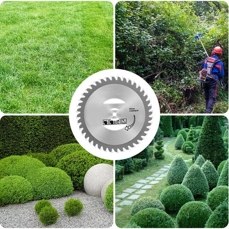 LIFCAUSAL Freischneider Trimmerklingen Manganstahllegierung Kompatibel Mit Cutter Trimmer Weed Wacker, 6 Zoll Silber 1PC 6 LIFCAUSAL Freischneider Trimmerklingen Manganstahllegierung Kompatibel Mit Cutter Trimmer Weed Wacker, 6 Zoll Silber 1PC – Bild 4