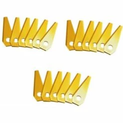 Dontodent 18 Lames En Titane Pour Tondeuses-robots Indego De Bosch - Lame De Tonte Adaptée à Toutes Les Tondeuses-robots Bosch, S400, S350, S500,Superma,or