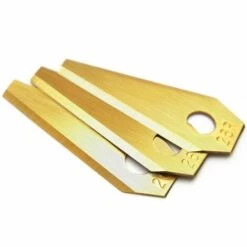 Dontodent 18 Lames En Titane Pour Tondeuses-robots Indego De Bosch - Lame De Tonte Adaptée à Toutes Les Tondeuses-robots Bosch, S400, S350, S500,Superma,or -Angebote Rasenmäher & Zubehör Store 64177833 4