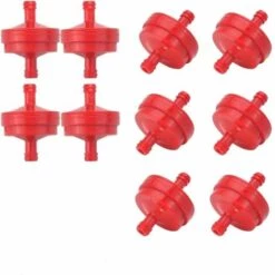 HEGUYEY 10 PCS Kraftstofffilter Für Rasenmäher Benzinfilter Rasenmäher Benzinfilter Rasenmäher Kraftstofffilter Für Briggs & Stratton 298090 298090S 1/4" Kraftstoffleitung